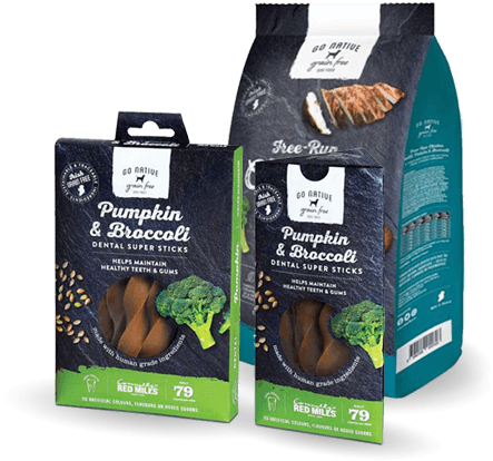 Go Native Grain Free Dog Food Healthy Treats and Dental Sticks for Dogs