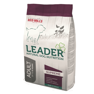 leader supreme adult dog food by connolly's red mills 